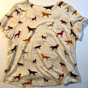 Anthropologie relaxed T-shirt size Large